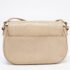 DKNY Beige Lizard Embossed Leather Logo Shoulder Bag - Image 4