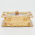 Dolce & Gabbana Gold/Red Rose Painted Wood Dolce Box Top Handle Bag - Image 11