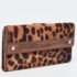Dolce & Gabbana Brown Leopard Print Calfhair and Patent Leather Continental Wallet - Image 5
