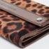 Dolce & Gabbana Brown Leopard Print Calfhair and Patent Leather Continental Wallet - Image 10
