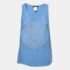 Dsquared2 Blue Logo Embellished Crepe Tank Top S