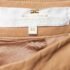 Elisabetta Franchi Gold Beige Leather & Jersey Pencil Skirt L - Image 4