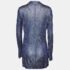 Emporio Armani Navy Blue Perforated Knit Blazer S - Image 2
