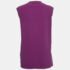 Etro Purple Crepe Beads Embellished V-Neck Sleeveless Blouse M - Image 2