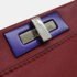 Fendi Burgundy Leather Regular Monster Peekaboo Bag - Image 6
