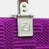 Fendi Purple  FF Fabric Medium Sunshine Shopper Tote Bag - Image 4