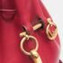 Fendi Red Leather Mon Tresor Bucket Bag - Image 9