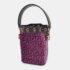 Fendi Purple Fabric Montresor Mini Bucket Bag - Image 2