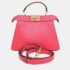 Fendi Pink Leather Peekaboo I See U Small Bag