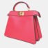Fendi Pink Leather Peekaboo I See U Small Bag - Image 2