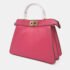 Fendi Hot Pink Leather Small Peekaboo ISeeU Tote Bag - Image 2