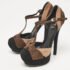 Fendi Multicolor Suede Mary Jane Pumps Size 38 - Image 2