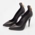 Giuseppe Zanotti Black Leather Horn Zip Back  Pumps Size 38 - Image 2