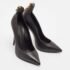 Giuseppe Zanotti Black Leather Horn Zip Back  Pumps Size 38 - Image 4
