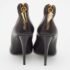Giuseppe Zanotti Black Leather Horn Zip Back  Pumps Size 38 - Image 5