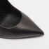 Giuseppe Zanotti Black Leather Horn Zip Back  Pumps Size 38 - Image 7