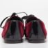 Giuseppe Zanotti Burgundy Velvet Lace Up Loafers Size 37 - Image 5