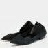 Giuseppe Zanotti Black Suede Ankle Strap Ballet Flats Size 37 - Image 2