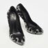 Giuseppe Zanotti Black Suede Crystal Embellished Pumps Size 35 - Image 4