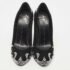 Giuseppe Zanotti Black Suede Crystal Embellished Pumps Size 35 - Image 3