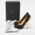 Giuseppe Zanotti Black Leather Round Toe Pumps Size 37 - Image 9