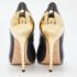 Giuseppe Zanotti Black Leather Round Toe Pumps Size 37 - Image 5