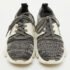 Givenchy Grey/White Knit Fabric and Rubber Jaw Low Top Sneakers Size 38 - Image 3