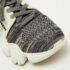 Givenchy Grey/White Knit Fabric and Rubber Jaw Low Top Sneakers Size 38 - Image 7