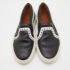 Givenchy Black/White Leather Slip On Sneakers Size 36 - Image 3