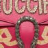 Gucci Magenta Leather Small Guccify Pearl Embellished Dionysus Shoulder Bag - Image 5