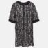 Gucci Black GG Macrame Lace Short Dress M