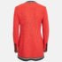 Gucci Red Embellished Pocket Wool Sable Military Jacket M - Image 2