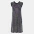 Gucci Multicolor Crystal Embroidered Rib Knit Dress M