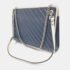 Gucci Blue Diagonal Quilted Leather Medium GG Marmont Accordion Shoulder Bag - Image 2