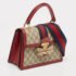Gucci Red/Beige GG Supreme Canvas Small Queen Margaret Top Handle Bag - Image 3