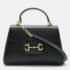 Gucci Black Leather Horsebit 1955 Medium Bag