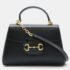 Gucci Black Leather Horsebit 1955 Medium Bag - Image 3