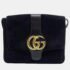 Gucci Black Suede Arli Shoulder Bag