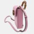 Gucci Pink Leather Mini Bamboo Tote Bag - Image 2