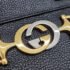 Gucci Black Leather Zumi Top Handle Small Bag - Image 6