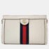 Gucci Ivory Leather Ophidia Shoulder Bag