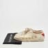 Gucci Beige Leather Falacer Guccy Sneakers Size 37 - Image 9