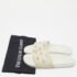 Gucci White GG Laser Cut Rubber Slides Size 38 - Image 9