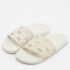 Gucci White GG Laser Cut Rubber Slides Size 38 - Image 2