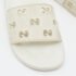 Gucci White GG Laser Cut Rubber Slides Size 38 - Image 8