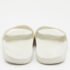Gucci White GG Laser Cut Rubber Slides Size 38 - Image 5