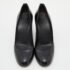 Gucci Black Patent Leather Wedge Round Toe Pumps Size 40 - Image 3