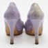 Gucci Light Purple Crocodile Leathe Open Toe Horsebit Pumps Size 39 - Image 5