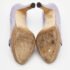 Gucci Light Purple Crocodile Leathe Open Toe Horsebit Pumps Size 39 - Image 6