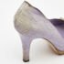 Gucci Light Purple Crocodile Leathe Open Toe Horsebit Pumps Size 39 - Image 10